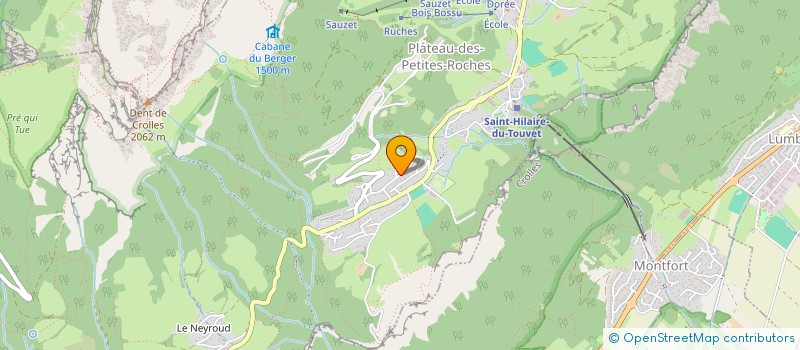 localisation de l'entreprise SCI CHANCEAUX  PLATEAU-DES-PETITES-ROCHES