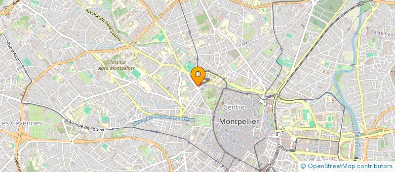 localisation de l'entreprise SCI CHANCEL  MONTPELLIER