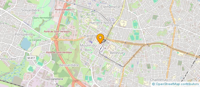 localisation de l'entreprise SCI CHANCELIER  SAINT-HERBLAIN