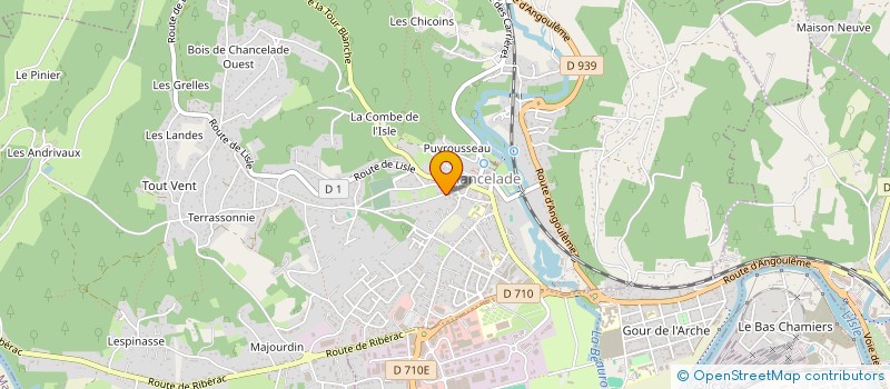 localisation de l'entreprise SCI CHANCOMI  CHANCELADE