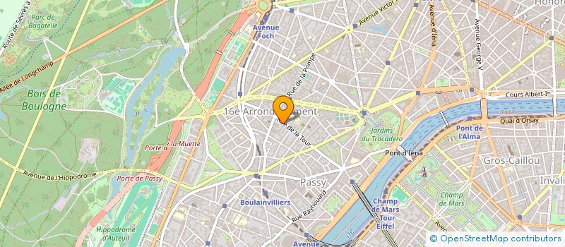 localisation de l'entreprise SCI CHANCYR à PARIS
