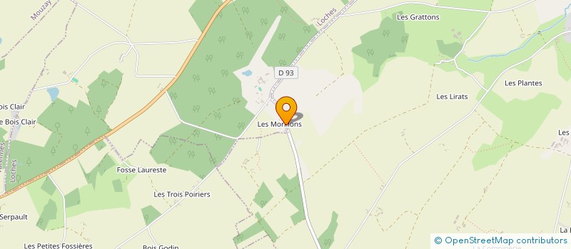 localisation de l'entreprise SCI CHANDERNAGOR  LOCHES