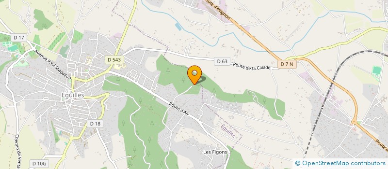 localisation de l'entreprise SCI CHANDES  EGUILLES