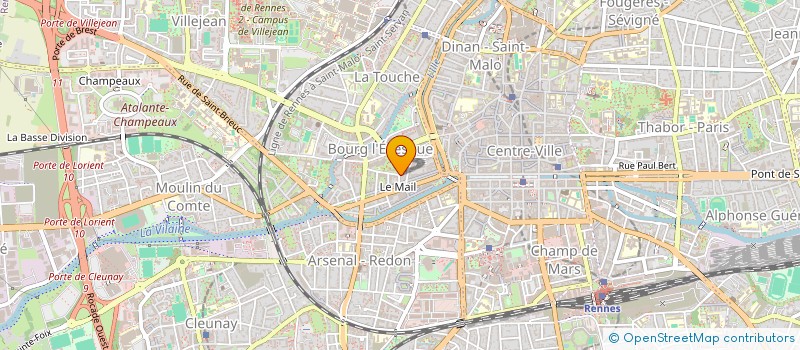 localisation de l'entreprise SCI CHANDLER  RENNES