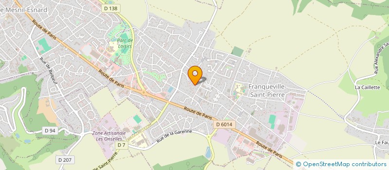 localisation de l'entreprise SCI CHANDORU  FRANQUEVILLE-SAINT-PIERRE