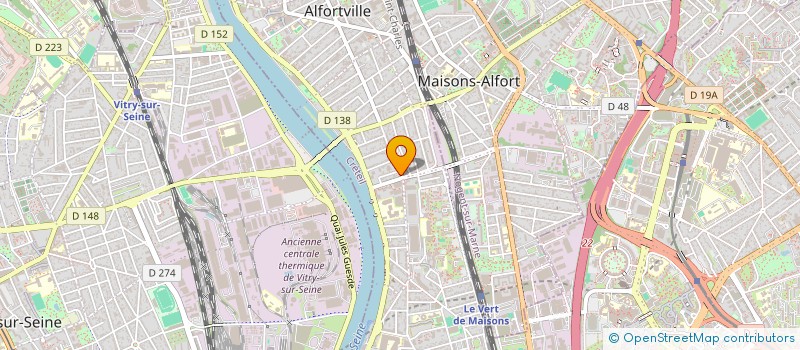 localisation de l'entreprise SCI CHANDOUL  ALFORTVILLE