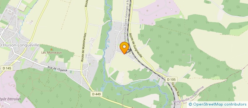 localisation de l'entreprise SCI CHANDRA  GUIGNEVILLE-SUR-ESSONNE