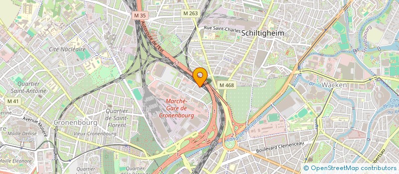 localisation de l'entreprise SCI CHANDRA  STRASBOURG