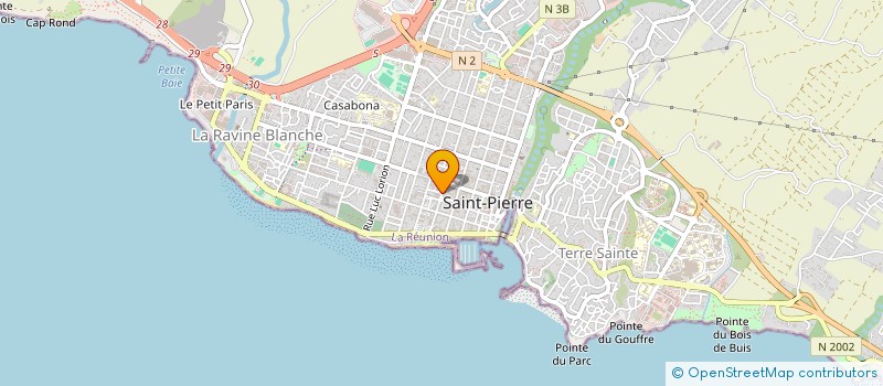 localisation de l'entreprise SCI CHANE-DU à SAINT-PIERRE