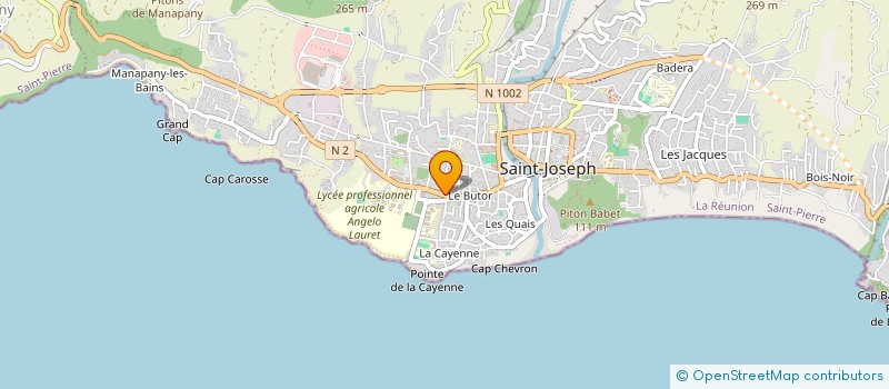 localisation de l'entreprise SCI CHANE KUANG SANG à SAINT-JOSEPH