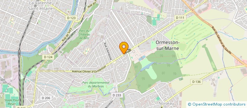 localisation de l'entreprise SCI CHANEL  ORMESSON-SUR-MARNE