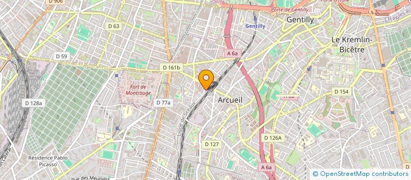 localisation de l'entreprise SCI CHANELCA à ARCUEIL