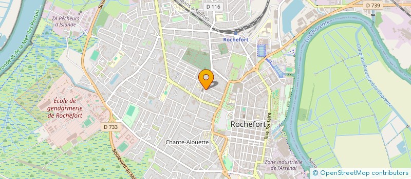 localisation de l'entreprise SCI CHANELLE  ROCHEFORT