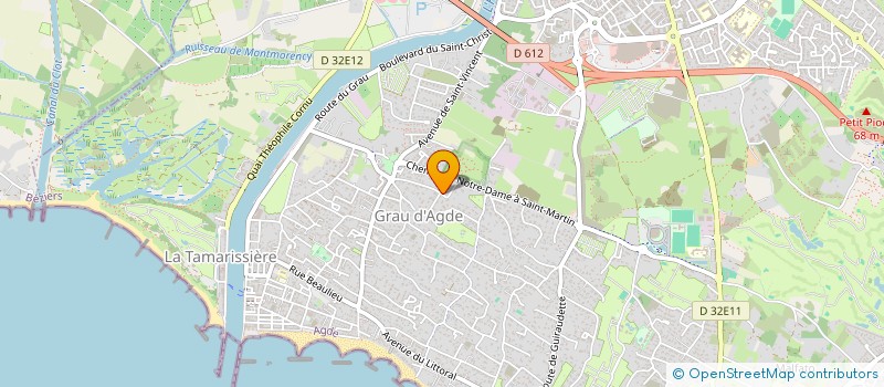 localisation de l'entreprise SCI CHANELLES à AGDE