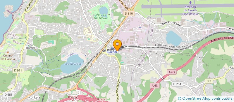 localisation de l'entreprise SCI CHANEPHIL à BIARRITZ