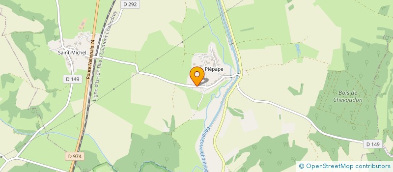 localisation de l'entreprise SCI CHANEVIOT à VILLEGUSIEN-LE-LAC