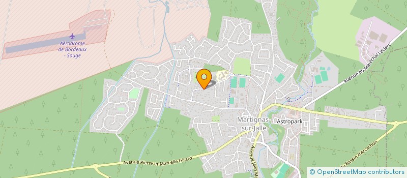 localisation de l'entreprise SCI CHANFLO  MARTIGNAS-SUR-JALLE