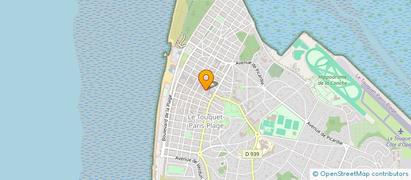 localisation de l'entreprise SCI CHANFRE à LE TOUQUET-PARIS-PLAGE