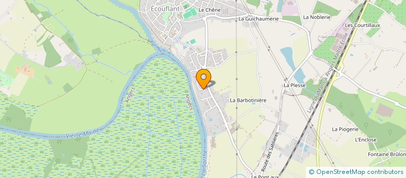 localisation de l'entreprise SCI CHANGALO  ECOUFLANT