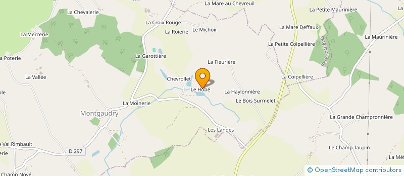 localisation de l'entreprise SCI CHANGAUDRY à MONTGAUDRY