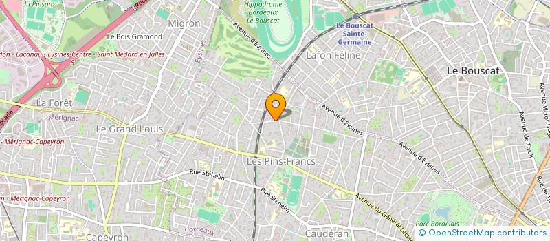 localisation de l'entreprise SCI CHANGER LA VIE  BORDEAUX