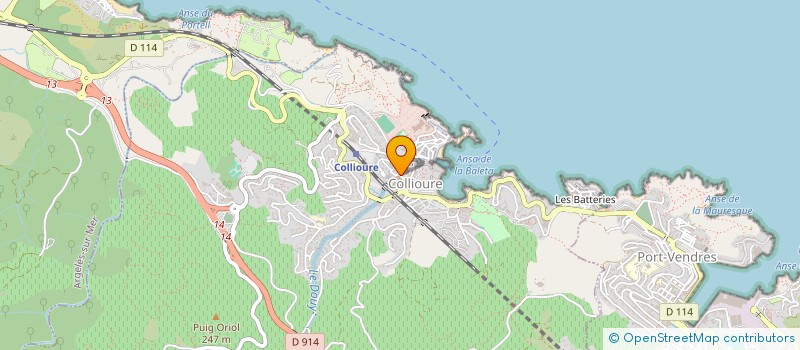 localisation de l'entreprise SCI CHANGUI à COLLIOURE