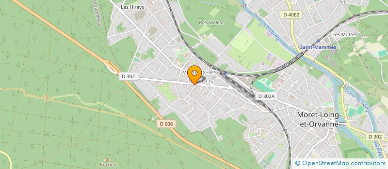 localisation de l'entreprise SCI CHANI  MORET-LOING-ET-ORVANNE