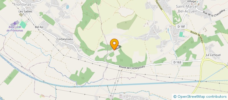 localisation de l'entreprise SCI CHANILLE  SAINT-MARCEL-BEL-ACCUEIL