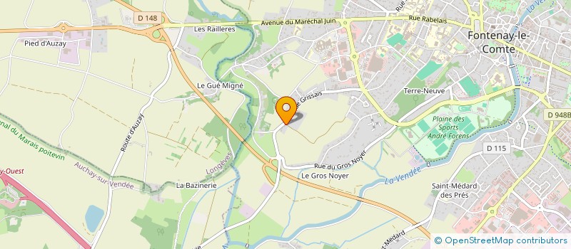 localisation de l'entreprise SCI CHANIMMO  FONTENAY-LE-COMTE