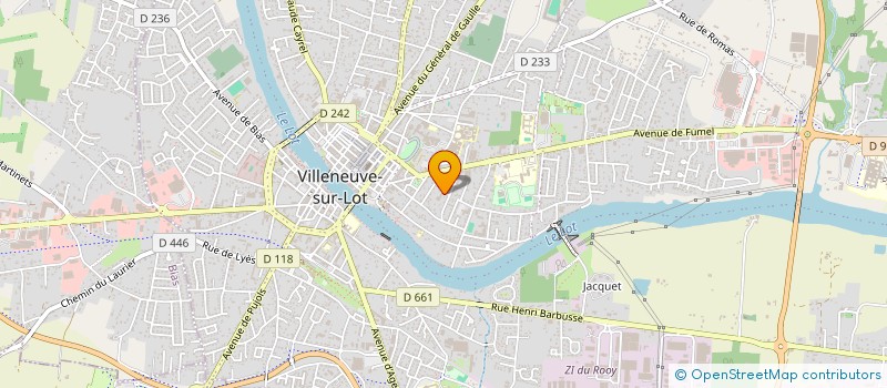 localisation de l'entreprise SCI CHANIS  VILLENEUVE-SUR-LOT