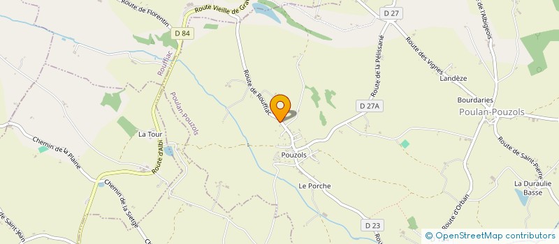 localisation de l'entreprise SCI CHANIVILA  POULAN-POUZOLS