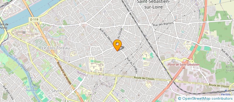 localisation de l'entreprise SCI CHANJE à SAINT-SEBASTIEN-SUR-LOIRE
