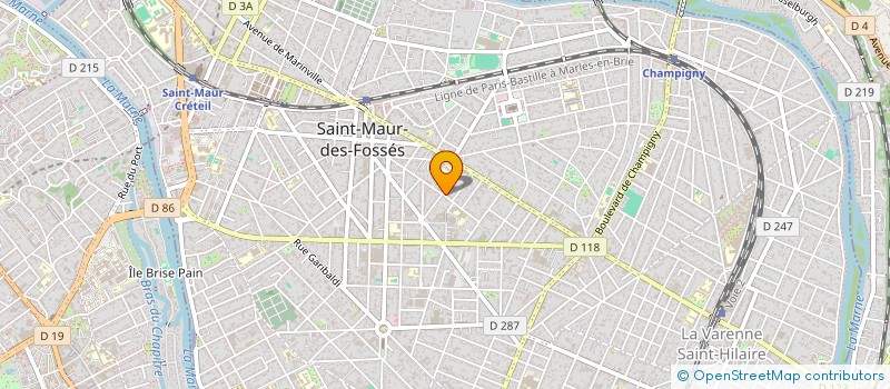 localisation de l'entreprise SCI CHANLOU à SAINT-MAUR-DES-FOSSES