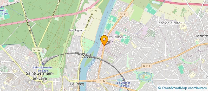 localisation de l'entreprise SCI CHANMEY  MONTESSON