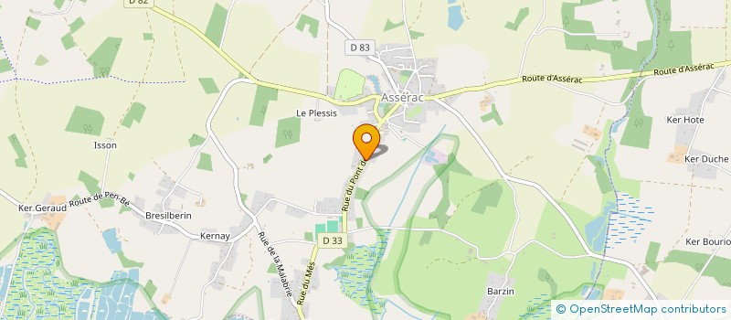 localisation de l'entreprise SCI CHANN  ASSERAC