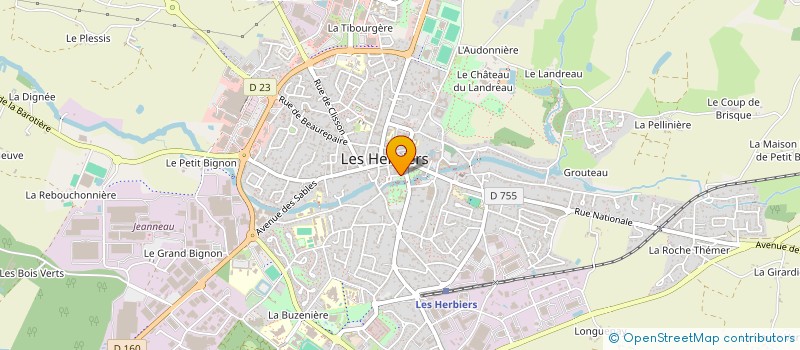 localisation de l'entreprise SCI CHANNA à LES HERBIERS