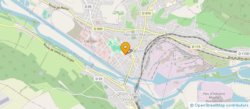 localisation de l'entreprise SCI CHANOINE  NEUVES-MAISONS