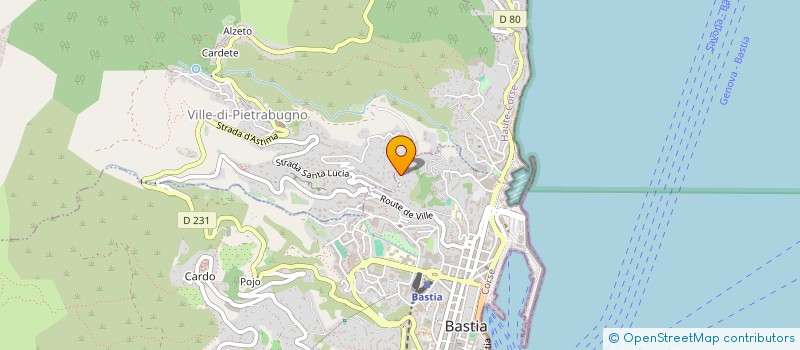 localisation de l'entreprise SCI CHANOINE LETTERON à BASTIA