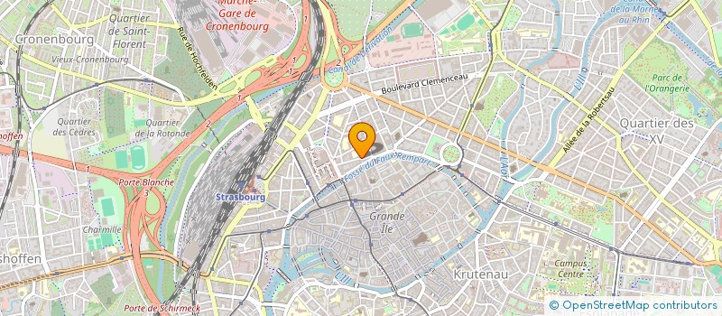 localisation de l'entreprise SCI CHANOINE SPITZ  STRASBOURG