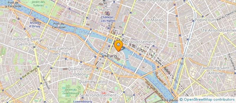 localisation de l'entreprise SCI CHANOINESSE  PARIS