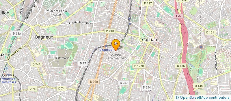 localisation de l'entreprise SCI CHANOIT  CACHAN