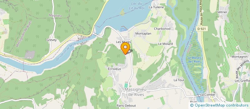 localisation de l'entreprise SCI CHANOIT  MASSIGNIEU-DE-RIVES