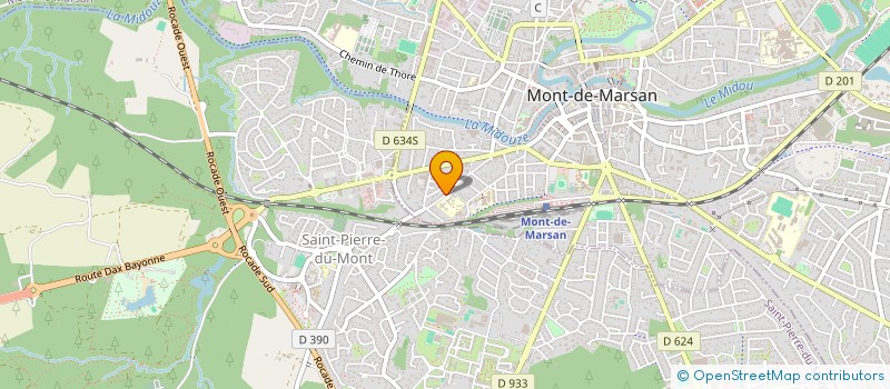 localisation de l'entreprise SCI CHANOUAR à MONT-DE-MARSAN
