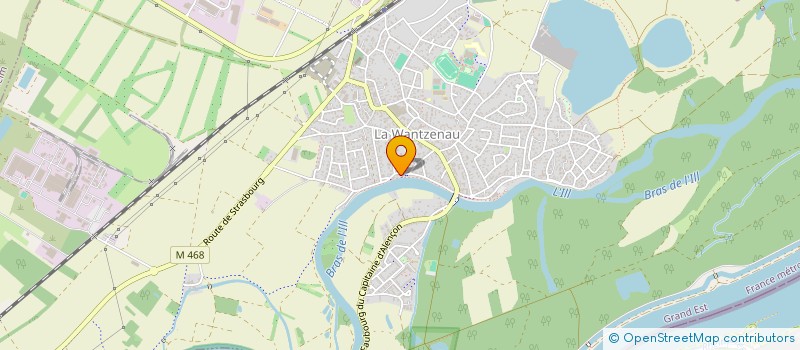 localisation de l'entreprise SCI CHANPOL  LA WANTZENAU