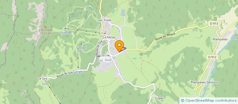 localisation de l'entreprise SCI CHANPROKI  LES DESERTS