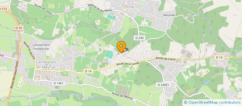 localisation de l'entreprise SCI CHANSARD PATRIMOINE  CAMBLANES ET MEYNAC