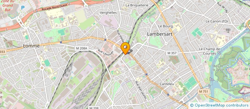 localisation de l'entreprise SCI CHANSECA  LILLE