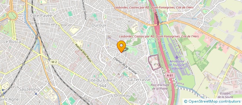 localisation de l'entreprise SCI CHANSOU DUMAS à TOULOUSE