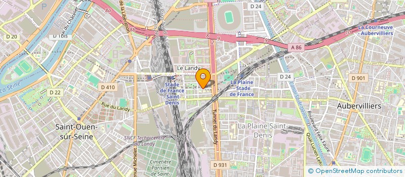 localisation de l'entreprise SCI CHANT D OISEAUX à SAINT-DENIS
