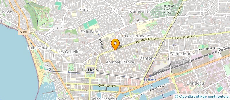 localisation de l'entreprise SCI CHANT DES OISEAUX à LE HAVRE